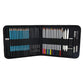 Light Blue 40-Piece Drawing Pencil Set, Professional Art Kit in Convenient Storage Case