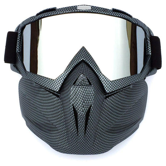 Serpentine Frame Mercury Tablet Full-Face Snow Goggles with Mirror Lens - Ultimate Protection and Comfort