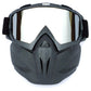 Serpentine Frame Mercury Tablet Full-Face Snow Goggles with Mirror Lens - Ultimate Protection and Comfort
