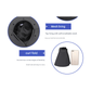 Grey Wide Brim Sun Protection Hat with Face Shield - Adjustable for Ultimate UV Protection