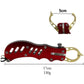2 PCS Black Multi-Function Fishing Hook Remover Tool - Durable, Lightweight, and Compact
