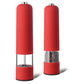 Red Elegant Red Electric Salt and Pepper Grinder - Modern and Compact for Effortless Seasoning