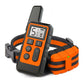Orange Remote Dog Training Collar with Adjustable Vibration - Rechargeable, Waterproof, 2 Channels for Small to Large Dogs