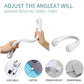 2 PCS White Portable Neck Fan - Hands-Free Personal Fan, Quiet and Adjustable, Ideal for Outdoor and Indoor Use