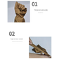 Blue Set of 3 Pairs of Durable Rubber Gloves - Waterproof, Comfortable, Ideal for Household and Cleaning Tasks