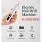 Electric Nail Drill Set - Portable Nail Polishing Tool with Multiple Attachments for Professional Use