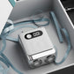 White Electric Shaver - Compact and Portable, USB Rechargeable with Digital Display, Ergonomic Design