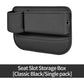 2 PCS Black-right Car Seat Gap Storage Box - Practical Car Organizer, Gap Filler for Easy Access and Extra Storage