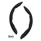 2 PCS Black Steering Wheel Cover - Soft and Comfortable, Fits 38cm Diameter Steering Wheels