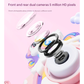 Pink Unicorn Motifs Cute Kids Digital Camera - Cat-Themed HD Camera with 32GB Memory Card