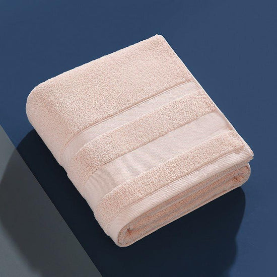 Pink Luxury 100% Cotton Bath Towel - 70x140cm Soft & Absorbent 380g Towel