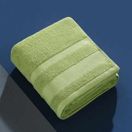 Green Luxury 100% Cotton Bath Towel - 70x140cm Soft & Absorbent 380g Towel
