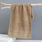 Khaki Luxury 100% Cotton Face Towel Set - 3-Piece Thick & Absorbent Towels