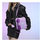 Purple Sweet Girl Creative Crossbody Bag with Telephone Design, PU Material, Lightweight and Unique