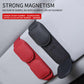 2 Pcs Beige Magnetic Leather Car Sunglasses Clip - Dual-Use Multifunctional Card Holder, Premium Cowhide