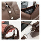 Brown Trendy Shirt-Inspired PU Shoulder Bag | Stylish Handbag with Unique Design