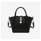Black Genuine Leather Women&