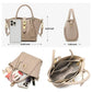 Beige Genuine Leather Women&