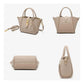 Beige Genuine Leather Women&