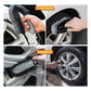Type B 9-Piece Car Wash Tool Kit - Tire & Wheel Brushes, Wash Mitt, Microfiber Towels, and Wax Sponge Set