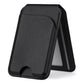 Black MagSafe Magnetic Wallet with Stand - PU Leather Card Holder for iPhone