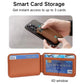 Dark Purple MagSafe Magnetic Wallet with Stand - PU Leather Card Holder for iPhone