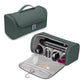 Green Portable PU Storage Bag for Hair Curlers, Hair Dryers, and Styling Tools(Hair dryers, etc. are shooting props and are not included in the product)