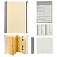 (Thick Version)Yellow Accordion File Binder with 12 Envelopes - Durable Document Organizer