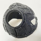 Size S Black DIY 3D Printed Spider-Man Cat Mask - Mini Decorative Half-Face Mask for Pets