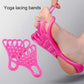 2 Pairs Pink Toe Separator and Foot Stretching Band - Arch Support, Bunion Corrector, and Foot Massage Tool