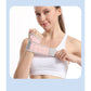 2 Pairs Pink Breathable Sports Wrist Support Wrap - Fitness Gym Wristband for Badminton & Injury Prevention