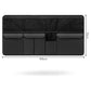 Black Car Trunk Storage Bag - Large Capacity Oxford Cloth Multi-Purpose Hanging Organizer with Mesh Pockets and Backseat Storage