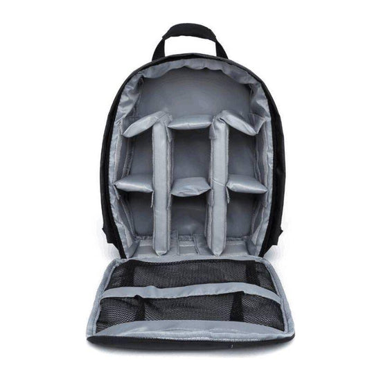 Grey Lining Water-Resistant DSLR Camera Backpack with Tripod Holder, Lightweight and Spacious Photography Bag for Outdoor Use(Camera and accessories are props, not included)