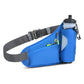 Blue Hydration Running Waist Pack - Waterproof Lightweight Sports Belt with Bottle Holder(Water bottles are filming props, not included)