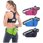 Blue Hydration Running Waist Pack - Waterproof Lightweight Sports Belt with Bottle Holder(Water bottles are filming props, not included)