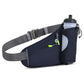 Dark Blue Hydration Running Waist Pack - Waterproof Lightweight Sports Belt with Bottle Holder(Water bottles are filming props, not included)