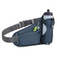 Dark Grey Hydration Running Waist Pack - Waterproof Lightweight Sports Belt with Bottle Holder(Water bottles are filming props, not included)