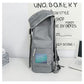 Grey Trendy Street Style Backpack - Large Capacity for Hiking, Students & Everyday Use