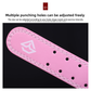 Size M Pink Professional Weightlifting Belt with Sponge Padding for Deep Squat and Deadlift - Men and Women Fitness Support