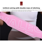 Size M Pink Professional Weightlifting Belt with Sponge Padding for Deep Squat and Deadlift - Men and Women Fitness Support