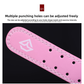 Size L Pink Professional Weightlifting Belt with Sponge Padding for Deep Squat and Deadlift - Men and Women Fitness Support