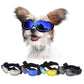Black Lenses Pet Sunglasses for Dogs and Cats - UV Protection, Adjustable Strap, Anti-Wind and Anti-Fog Pet Goggles