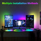 2 Pcs RGB LED Gaming Light Bar - Dual Color Temperature & Adjustable RGB Effects, USB-Powered Backlight for Monitors, Remote & Button Control, 30cm Lightweight Design