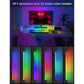 2 Pcs RGB LED Gaming Light Bar - Dual Color Temperature & Adjustable RGB Effects, USB-Powered Backlight for Monitors, Remote & Button Control, 30cm Lightweight Design