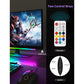 2 Pcs RGB LED Gaming Light Bar - Dual Color Temperature & Adjustable RGB Effects, USB-Powered Backlight for Monitors, Remote & Button Control, 30cm Lightweight Design