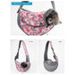 Size L Blue Dog Pattern Lightweight Single Shoulder Pet Sling Bag -  Stylish Durable Oxford Fabric Carrier