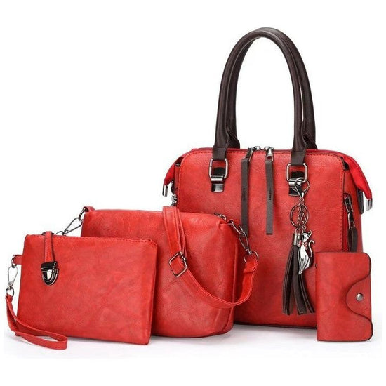 Red 4-Piece Women&