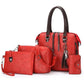 Red 4-Piece Women&