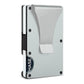 2 Pcs Silver Aluminum Alloy RFID Blocking Wallet – Compact, Lightweight Credit Card Holder and Money Clip