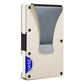 2 Pcs Gold Aluminum Alloy RFID Blocking Wallet - Compact, Lightweight Credit Card Holder and Money Clip